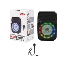 ALTAVOZ MODORWY MD301L KARAOKE/MICRÓFONO/USB/SD/FM/AUX NEGRO ALTAVOZ MODORWY MD301L KARAOKE/MICRÓFONO/USB/SD/FM/AUX NEGRO